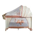 Mama Kiddies VIP bézs (emelhető magasságú és ringatható) Utazóágy + Szúnyogháló + Ajándék