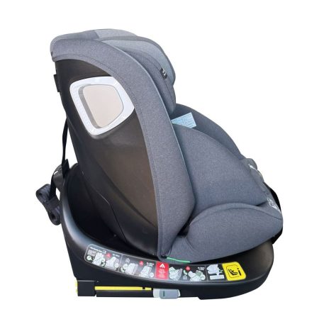 ISOFIX 360° otočná autosedačka Mama Kiddies iSize Capry (40–150 cm) v sivej farbe + darček
