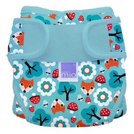 BambinoMio MioSoft mosható pelenka külső woodland fox mintával