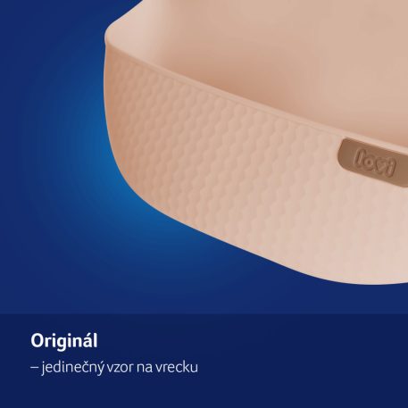 LOVI Silikónový podbradník s vreckom N