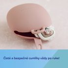 Canpol babies Silikónové puzdro na cumlík béžové