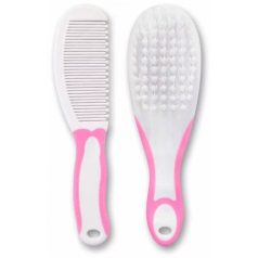 Baby Care Hrebeň a kefa na vlasy - Blush Pink