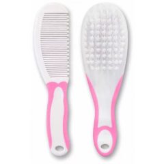 Baby Care Hrebeň a kefa na vlasy - Blush Pink
