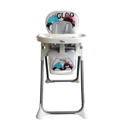 Mama Kiddies ProComfort NewLine fehér pingvin mintás multifunkciós etetőszék + Ajándék