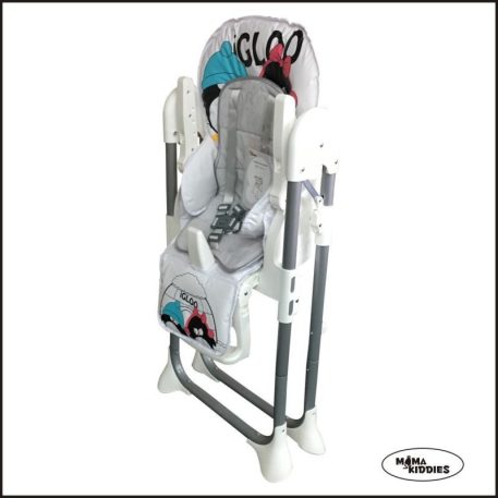 Mama Kiddies ProComfort NewLine fehér pingvin mintás multifunkciós etetőszék + Ajándék