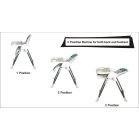 Mama Kiddies ProComfort NewLine fehér pingvin mintás multifunkciós etetőszék + Ajándék