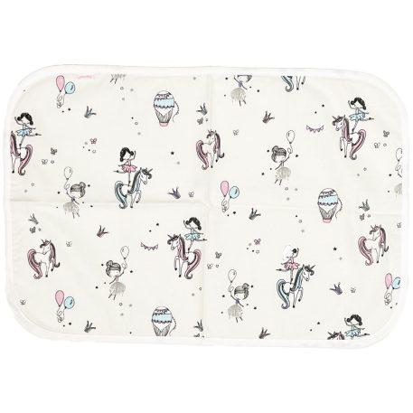 Umývateľná prebaľovacia podložka s dvojitou stenou 40 x 60 cm - dievčatá