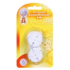 Baby Bruin ochranný kryt do elektrickej zásuvky - 4 ks