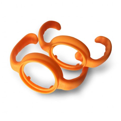 BabyBruin držiak na dojčenskú fľašu – 2 ks, oranžový