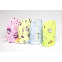 Frotírové rukavice na umývanie - dievčenské