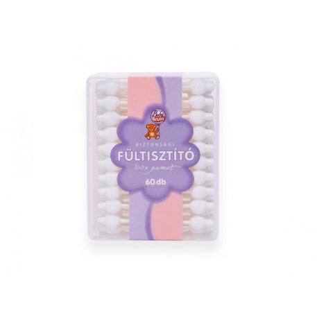 Baby Bruin bezpečnostné vatové tyčinky 60 ks