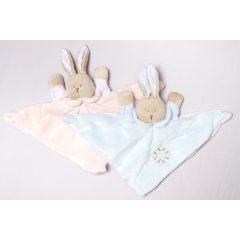 Mojkášik na spanie so zajačikom - modrá