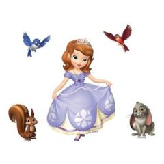 Nástenná dekorácia Princezná Sofia a jej priatelia