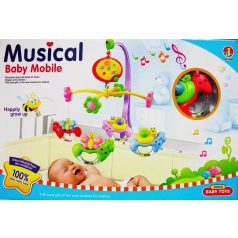   Rotačná hudobná svietiaca hračka zvieratko do postieľky -  v darčekovej krabici