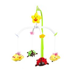 Plyšová otáčajúca sa hudobníčka lienka