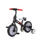Chipolino Max Bike bicikli segédkerékkel szürke színben