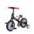 Chipolino Max Bike bicikli segédkerékkel szürke színben