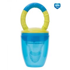   Silikónový podávač čerstvých potravín (ovocie, zelenina) – modrá farba