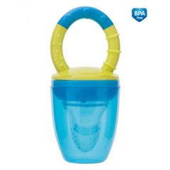   Silikónový podávač čerstvých potravín (ovocie, zelenina) – modrá farba