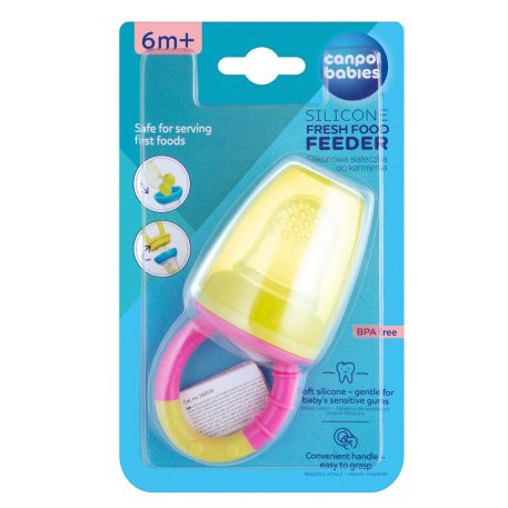 Canpol babies Silikónová kŕmiaca sieťka - pink