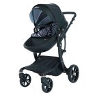 Multifunkčný kočík Mama Kiddies New York 3 v 1 s príslušenstvom v čiernej farbe + darček