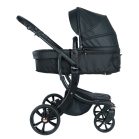 Multifunkčný kočík Mama Kiddies New York 3 v 1 s príslušenstvom v čiernej farbe + darček