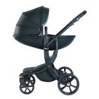 Multifunkčný kočík Mama Kiddies New York 3 v 1 s príslušenstvom v čiernej farbe + darček