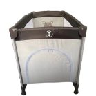 BOXING DAY - Mama Kiddies cestovná postieľka v hnedo-sivej farbe, so vzorom hrocha