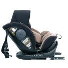 ISOFIX 360° rotačná bezpečnostná autosedačka Mama Kiddies iSize Power GT2 (40-150 cm) v béžovej farbe s darčekom – slnečnou clonou