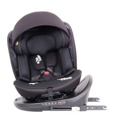   ISOFIX 360° rotačná bezpečnostná autosedačka Mama Kiddies iSize Power GT2 (40-150 cm) v čiernej farbe s darčekom – slnečnou clonou