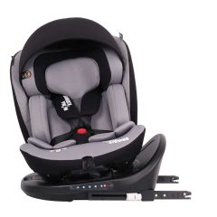   ISOFIX 360° rotačná bezpečnostná autosedačka Mama Kiddies iSize Power GT2 (40-150 cm) v sivej farbe s darčekom – slnečnou clonou