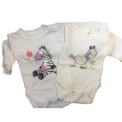 1 ks body s dlhým rukávom - dievčenské 74