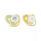 Baby Care cumlík s krytom 2 ks 6M+ žltá/zelená
