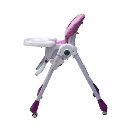 Mama Kiddies Ariel fehér-rózsaszín multifunkciós etetőszék