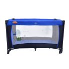 BABYMAXI utazóágy kék-fekete színben ajándék szúnyoghálóval