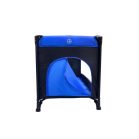 BABYMAXI utazóágy kék-fekete színben ajándék szúnyoghálóval