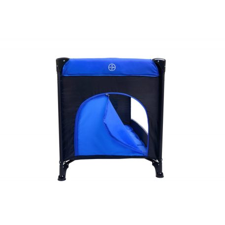 BABYMAXI utazóágy kék-fekete színben ajándék szúnyoghálóval