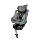 ISOFIX 360° otočná autosedačka Mama Kiddies Felix i-Size s podpornou nohou – v sivej farbe + darček: chrbtová opierka