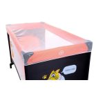 BABYMAXI utazóágy narancs-fekete színben ajándék szúnyoghálóval