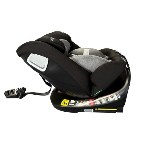 ISOFIX 360° otočná autosedačka Mama Kiddies iSize Capry (40–150 cm) v čiernej farbe + darček