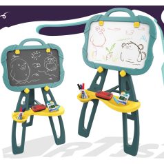   Obojstranná magnetická kresliaca tabuľka s bohatou výbavou - zelená