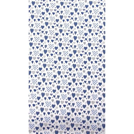 Mama Kiddies Baby Bear 2-dielna posteľná bielizeň pre škôlkárov v bledomodrej farbe, so srdiečkovým vzorom