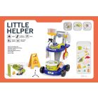 20-dielna upratovacia súprava Mama Kiddies Little Helper s doplnkami – modrá farba
