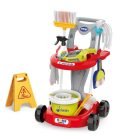 20-dielna upratovacia súprava Mama Kiddies Little Helper s doplnkami – červená farba
