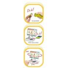 Luxury hračkársky supermarket s príslušenstvom v oranžovej farbe-60ks