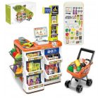 Luxury hračkársky supermarket s príslušenstvom v modrej farbe-60 kusov 