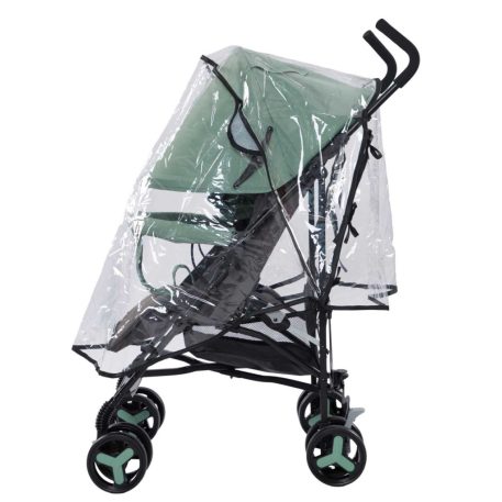 Mama Kiddies VENTO športový golfový kočík v zeleno-sivej farbe + darček: pláštenka