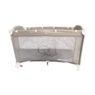 Mama Kiddies szürke emelhető magasságú utazóágy macis mintával