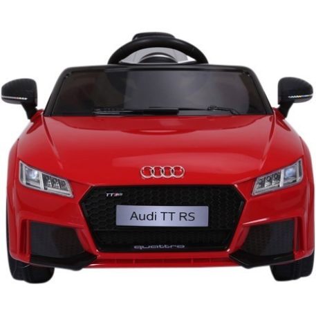 Audi TT RS Roadster elektromos autó távirányítóval piros színben (dupla motor és akkumulátor)