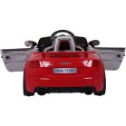 Audi TT RS Roadster elektromos autó távirányítóval piros színben (dupla motor és akkumulátor)